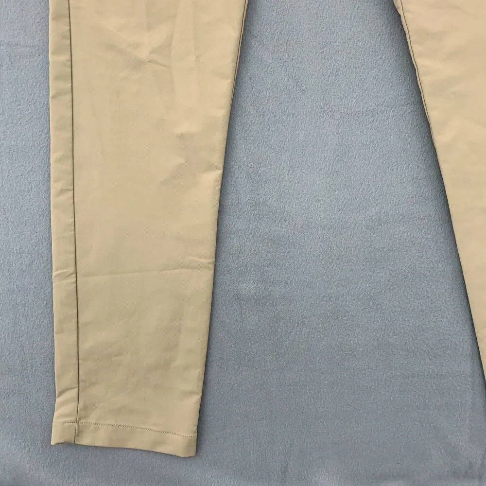 Banana Republic Pants Mens Size 34x33 Khaki Golf Polyester 5 Pocket Wickening